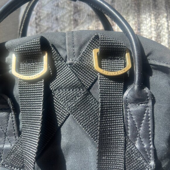 Fjällräven Kånken No. 2 Black Mini Backpack + New Black Shoulder Pads | G-1000 | main image 10